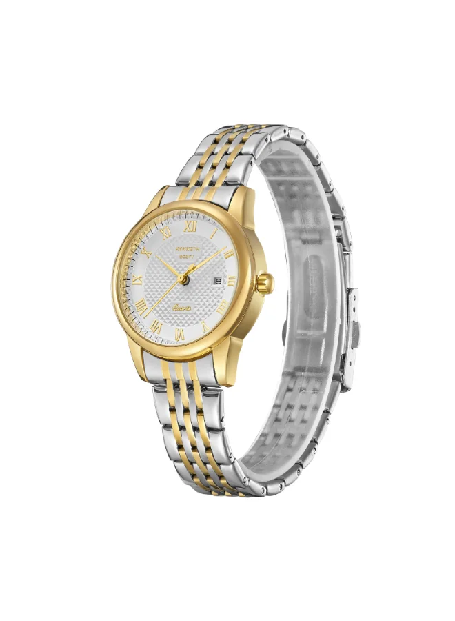 كينيث سكوت ساعة يد نسائية من الفولاذ المقاوم للصدأ تناظرية - -  مم